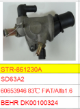 For FIAT Thermostat and Thermostat Housing 60653946_60813208
